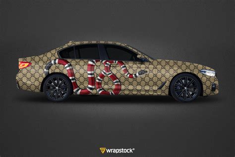 Gucci vinyl car wraps